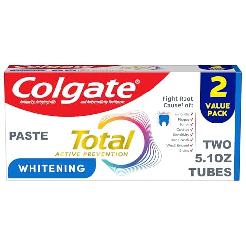 Colgate Total Whitening Toothpaste 2-Pack 5.1-Oz Deal