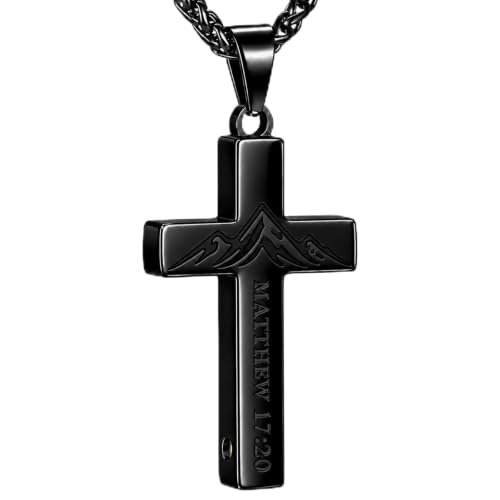 Cross Necklace Faith Pendant 24in Chain