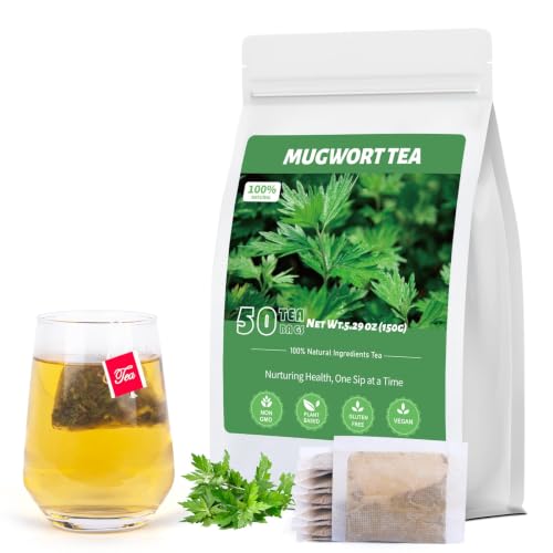 Mugwort, Lemon Balm & Hawthorn Berry Herbal Tea Bags (50/100 Count)