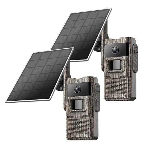 4G LTE Cellular Trail Cameras 2 Packs Unlimited Data Plan