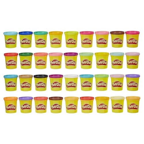 Play-Doh Modeling Compound 36-Pack Case of Colors, 3 oz Cans