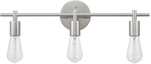 Better Homes & Gardens Modern 3-Light Vanity Fixture (Satin Nickel)