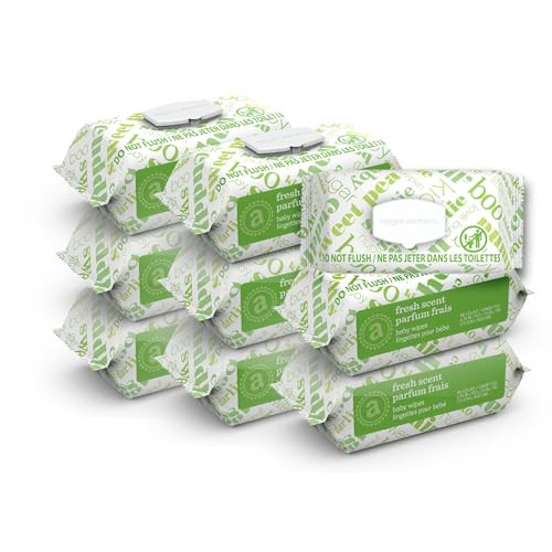 Amazon Elements Baby Wipes Fresh Scent 720 Count