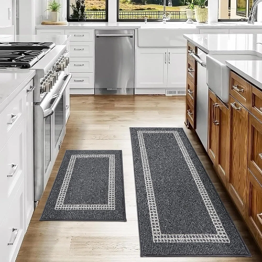 Xamiera Washable Kitchen Mat (Set of 2)