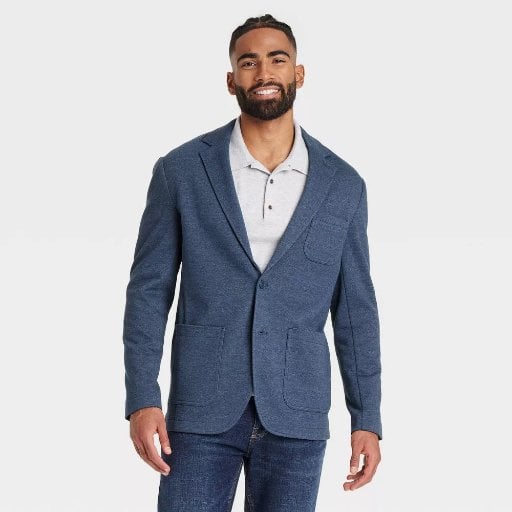 Goodfellow & Co Men's Comfort Wear Knit Blazer (Large) Deal