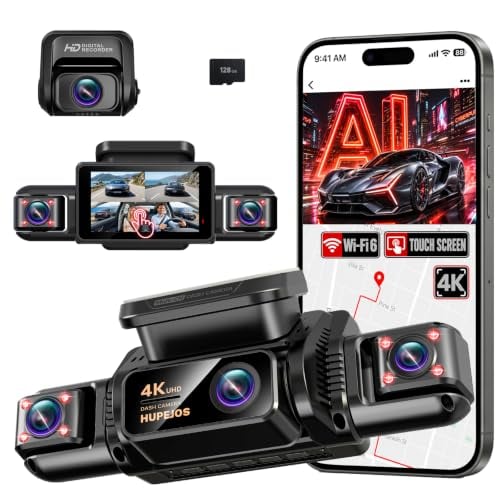 HUPEJOS 4K 360° View 4 Channel Dash Cam Deal