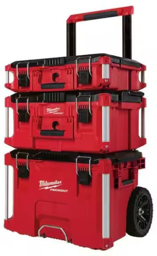 Milwaukee PACKOUT 22 in. Rolling, Large, and Medium Tool Box ProSystem