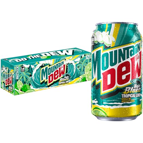 Mountain Dew Baja Blast Cans 12-Pack