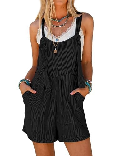 Ekouaer Rompers Jumpsuits Sleeveless 