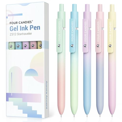 Four Candies Gel Pens 5-6 Pcs