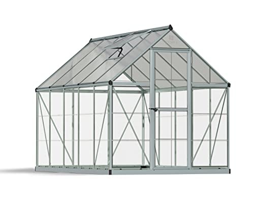 Palram - Canopia Hybrid 6' x 10' Polycarbonate Aluminum Greenhouse Deal