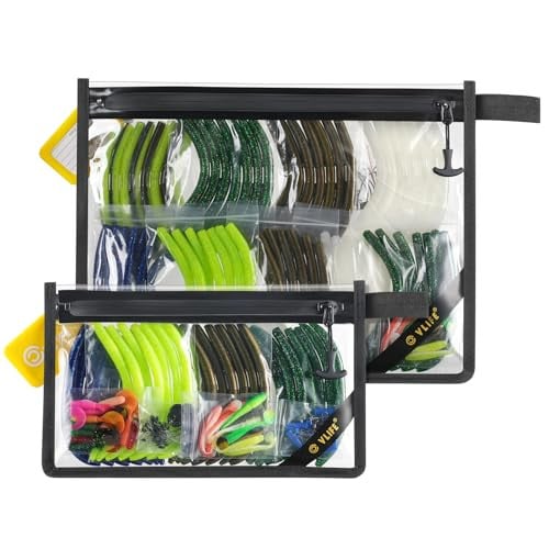 CVLIFE Soft Plastic Tackle Storage Bag 2-Pack Deal