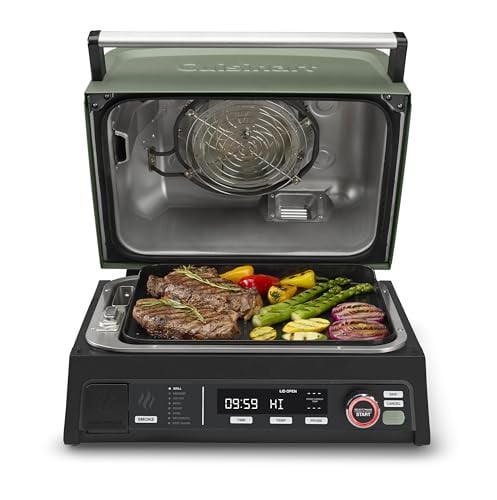 Cuisinart FlavorBoost 8-in-1 154 sq. in. Outdoor Electric BBQ Grill & Smoker Deal