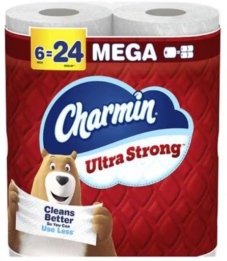 Charmin Ultra Strong Toilet Paper Mega Rolls 220 Sheets (2-Pack) Deal