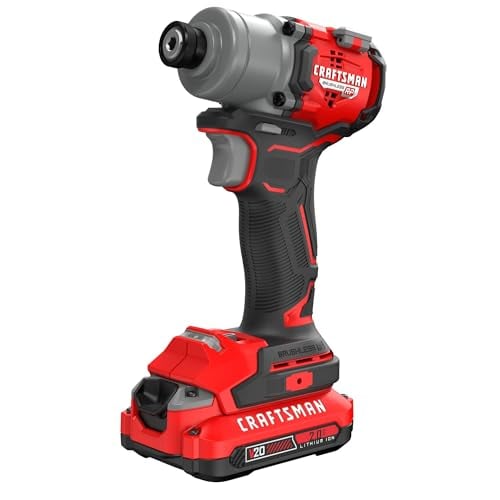 CRAFTSMAN V20 Cordless Brushless Impact Driver Set with 2 Batteries and Charger Deal