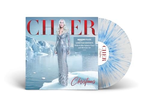Cher "Christmas" (Blue & White Splatter Vinyl LP + Alternate Cover) Deal