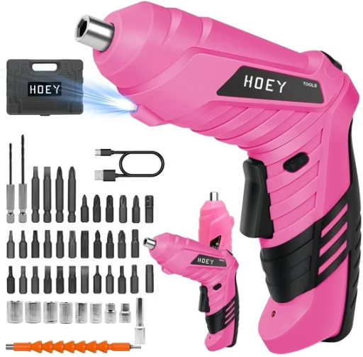 Hoey Cordless Screwdriver 47 Pieces