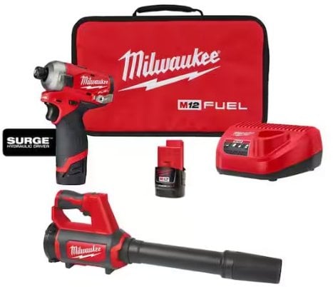 Milwaukee M12 FUEL SURGE 1/4 in. Hex Impact Driver Kit w/Two 2.0Ah Batteries Deal
