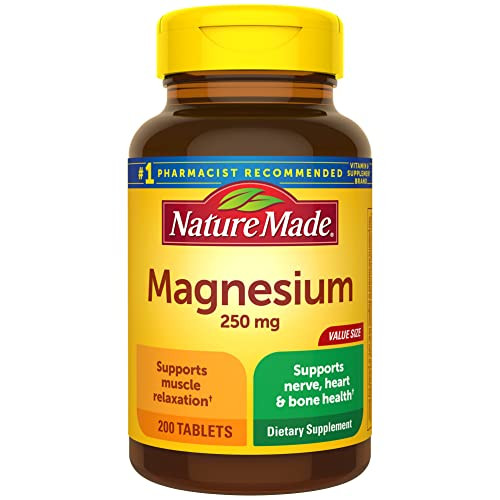 Nature Made Magnesium 250 mg 200-Tablets