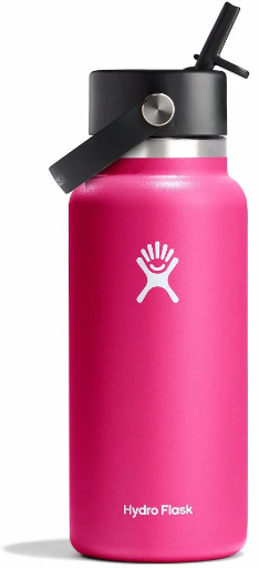 Hydro Flask 32 oz Wide Mouth with Flex Straw Cap (Zinnia Color Only) Deal