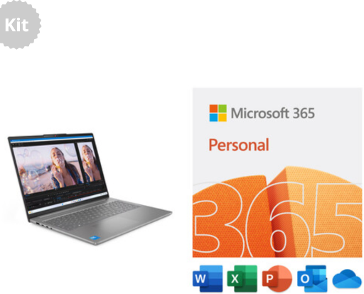 Lenovo 16" IdeaPad Slim 5i Laptop Kit with Microsoft 365 Personal