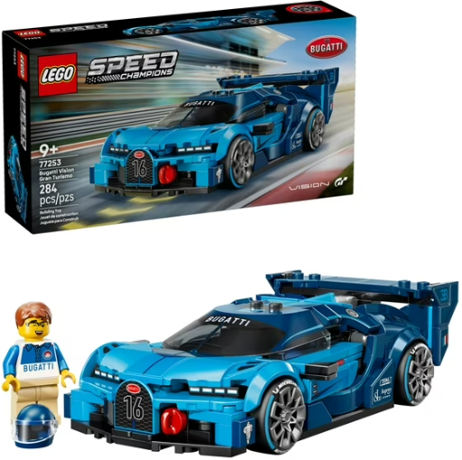 LEGO Speed Champions Bugatti Vision Gran Turismo Hyper Sports Car Building Toy (284-Piece) Deal