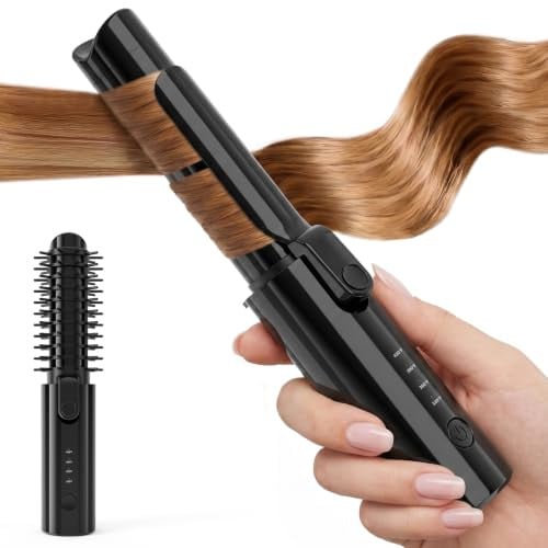 Cordless Curling Iron Brush
