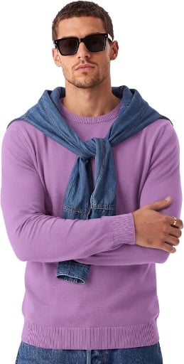 COOFANDY Men's Crewneck Long Sleeve Pullover Deal