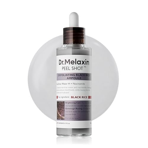 Dr.Melaxin Peel Shot Black Rice Exfoliating Ampoule 2.7 oz