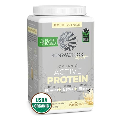 Sunwarrior Sport Organic Vegan Protein Powder 1.64lb