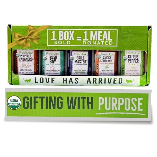 FreshJax Grill Seasoning Set with Gift Box 5-Pack Deal