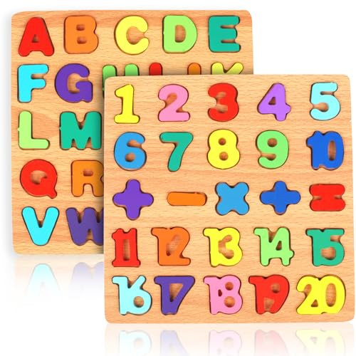 2 Pack Wooden Puzzles