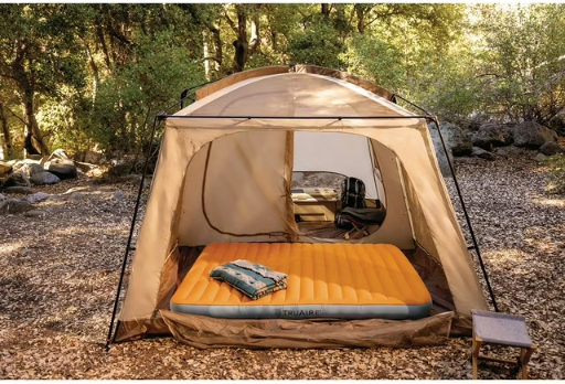 Intex TruAire Durable Compact Camp Mat w/ Built-In USB Pump Queen Deal