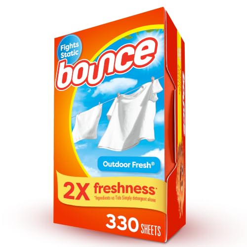 Bounce Dryer Sheets Outdoor Fresh 330-Count