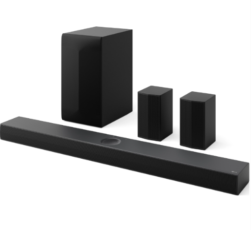 LG S7TR 5.1.1-Ch Dolby Atmos Sound Bar w/ Wireless Subwoofer and Rear Speakers