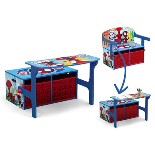 Delta Children Kids Convertible Activity Bench (Spider-Man or Paw Patrol) Deal