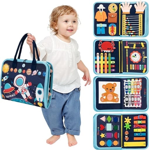 Toddler Busy Board Book Montessori Toys Deal