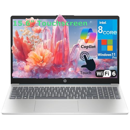 HP 15.6" HD Touchscreen Laptop, Intel N200, 8GB RAM, 256GB SSD
