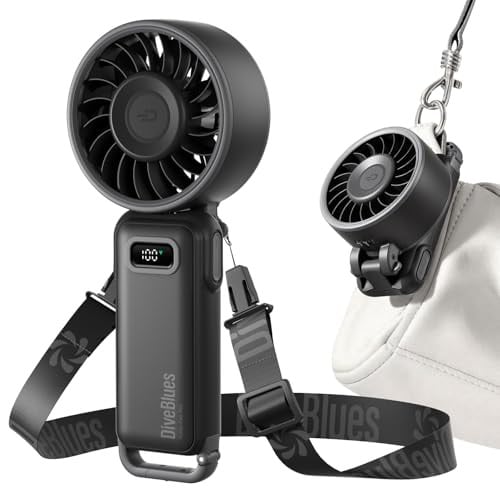 Portable Turbo Fan Black