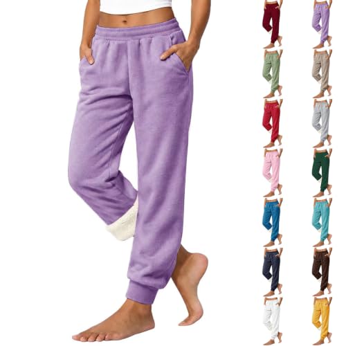 Baggy Fleece Sweatpants with Pockets
