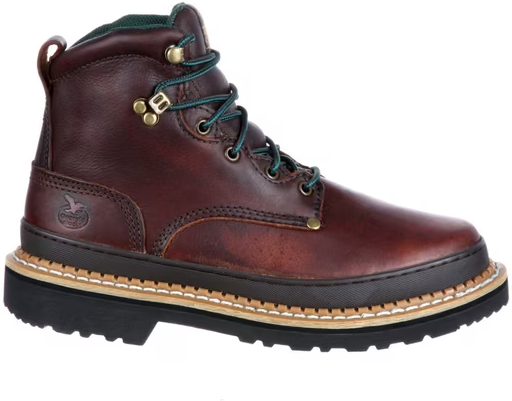 Georgia Giant 6" Soggy Brown Work Boot (Regular and Wide Widths)