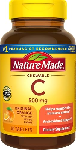 Nature Made Chewable Vitamin C 500 mg 60 Tablets Deal