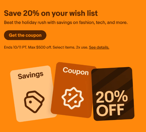 eBay Countdown to Holiday Sale