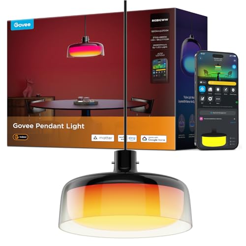 Govee Smart Matter Compatible Dimmable 1300LM Pendant Light