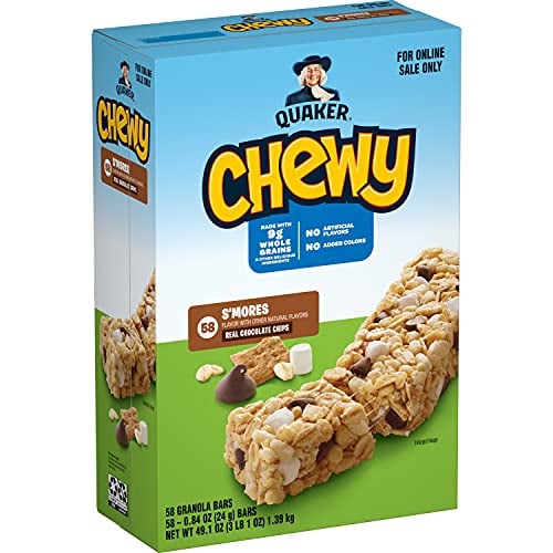 Quaker Chewy S’mores Granola Bars 58 Count