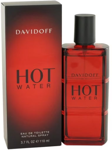 Davidoff Hot Water Eau De Toilette Spray for Men 3.7 oz Deal