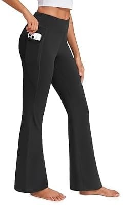 Fleece-Lined High-Waisted Women’s Yoga Pants with Pockets Deal