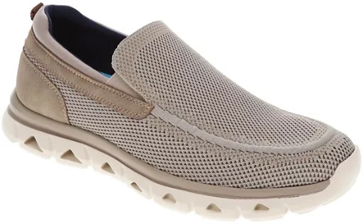 Dockers Men's Caden Knit & Synthetic Leather Slip-On Loafer (Taupe)