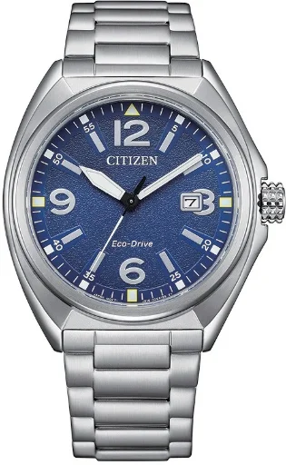 REFURBISHED Citizen Men's Sport Military Date Eco-Drive Silver Watch 40MM AW1571-76L