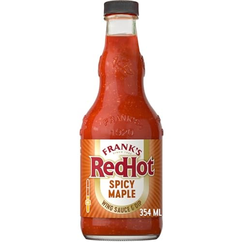Frank's RedHot Wing Sauce & Dip (Spicy Maple) 6-Pack 12-Oz Deal